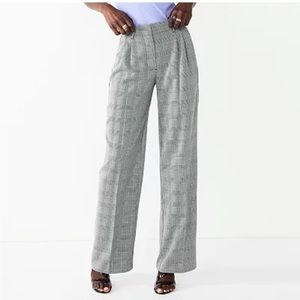 NWT Nine West High-Waist Wide Leg Trouser Pants